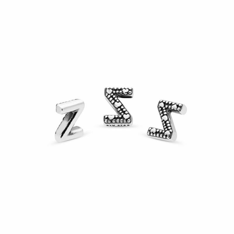 Pandora Letter Z Petite Locket Charm Silver Egypt CG6512789